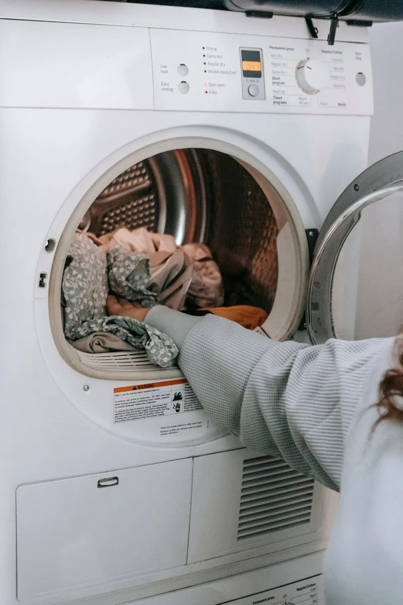 Premium front-load washing machine in modern laundry room